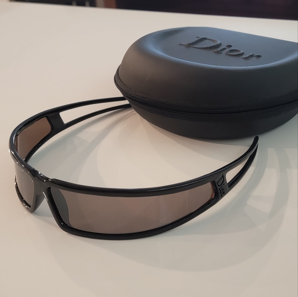 Dior galliano era bandage sunglasses in black